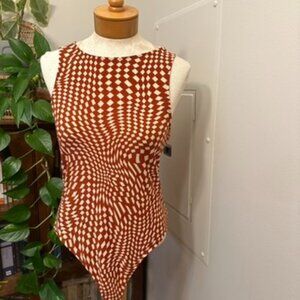 Open Edit Geometric Bodysuit